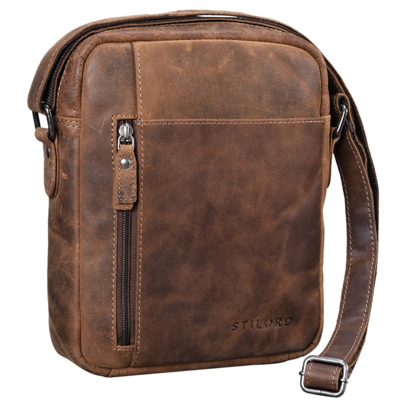 B-WARE "Quentin" kleine Ledertasche Herren