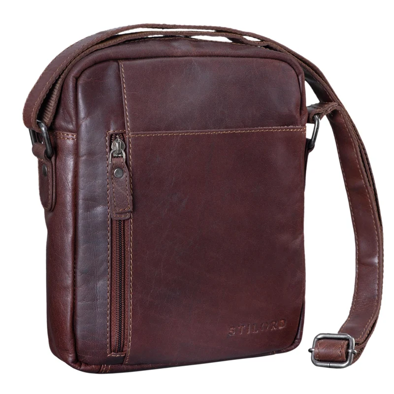 B-WARE "Quentin" kleine Ledertasche Herren