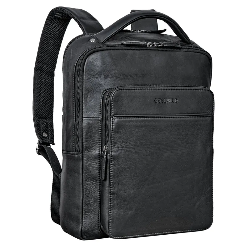 "Nicky" Laptoprucksack 13 Zoll aus echtem Leder Mittel-Groß Unisex
