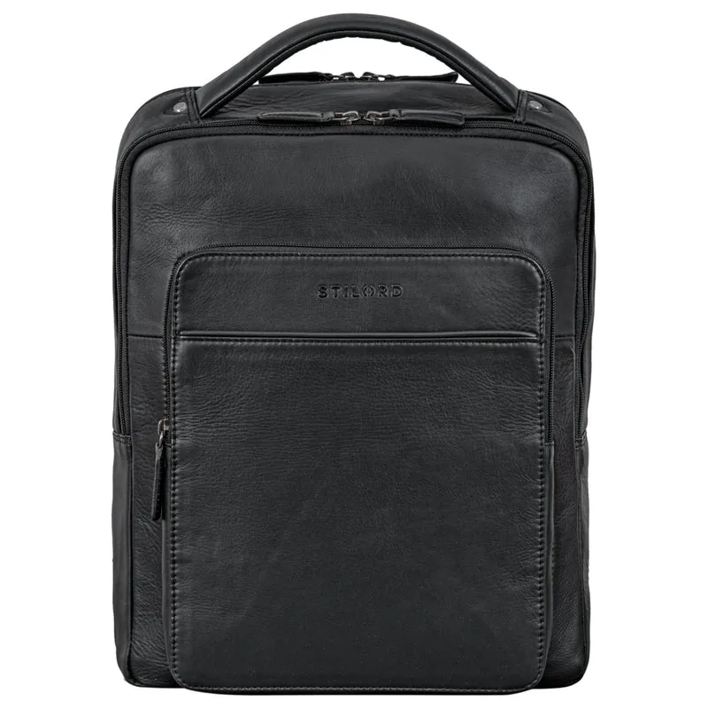 "Nicky" Laptoprucksack 13 Zoll aus echtem Leder Mittel-Groß Unisex