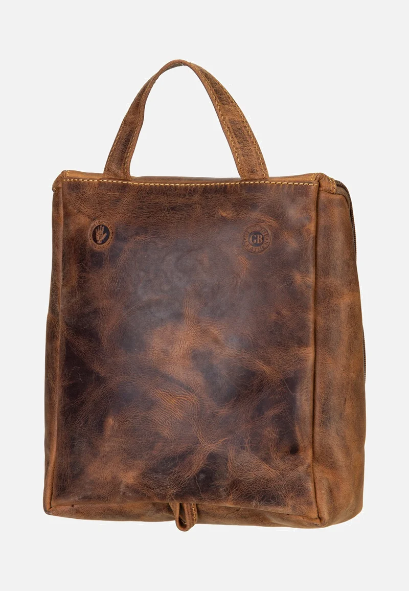 Vintage 1735 Leder Sattelbraun - Kulturbeutel