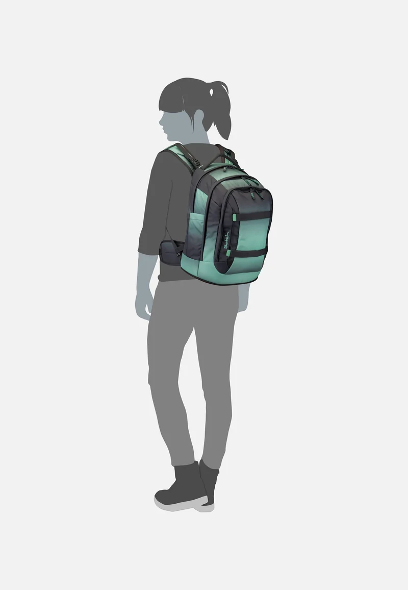 satch Pack Gradient Mint - Schulranzen
