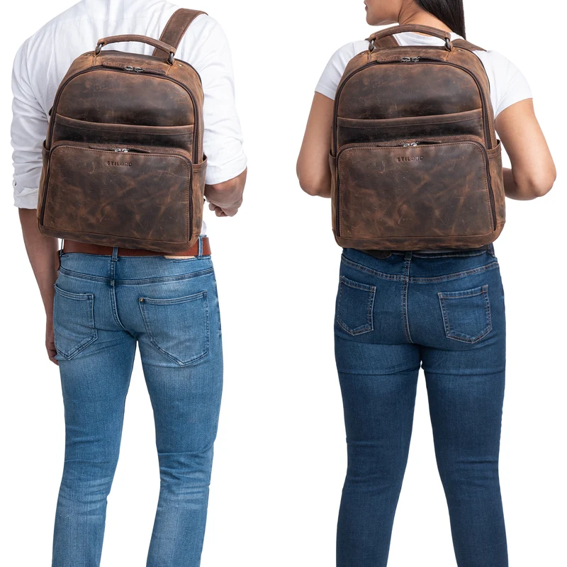 "Landon" Vintage Laptop Rucksack