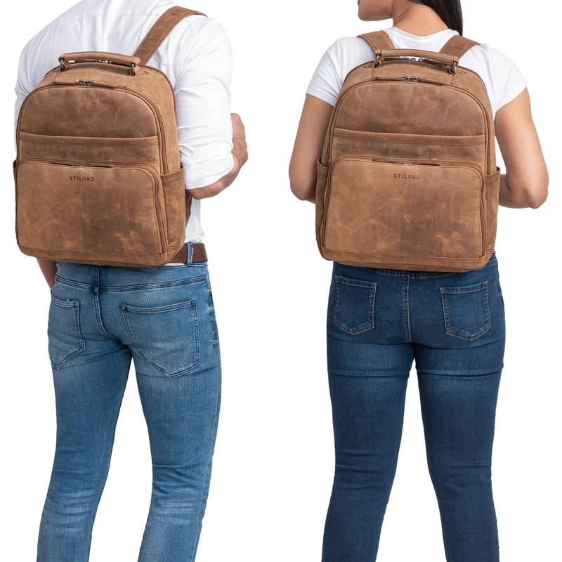 "Landon" Vintage Laptop Rucksack