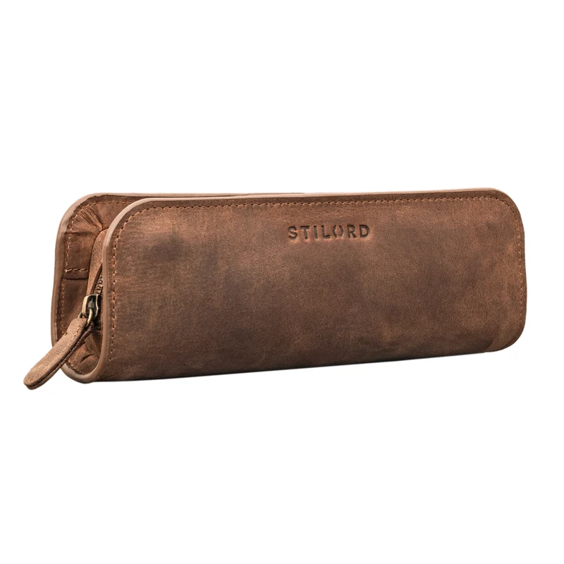 "Alfie" Leder Mäppchen Vintage
