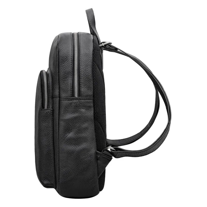 "Jona" Lederrucksack mit Laptopfach 15,6 Zoll Echtleder Herren / Damen