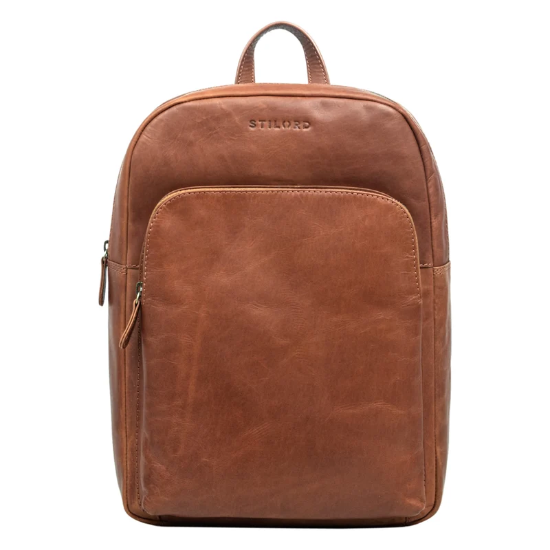 "Jona" Lederrucksack mit Laptopfach 15,6 Zoll Echtleder Herren / Damen