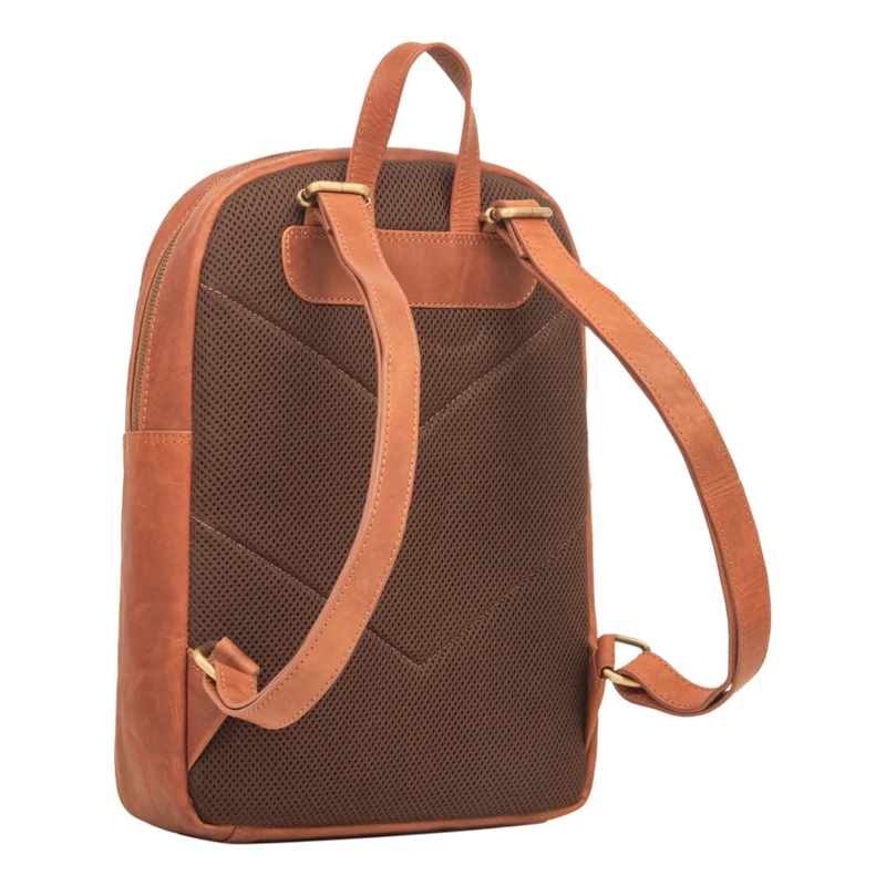 "Jona" Lederrucksack mit Laptopfach 15,6 Zoll Echtleder Herren / Damen