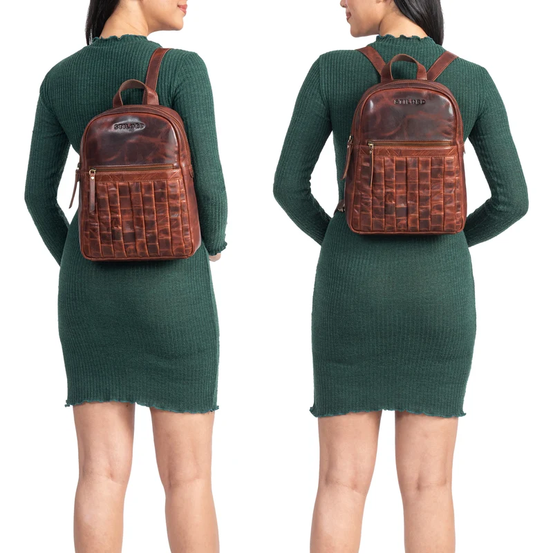 "Ilda" Lederrucksack Damen klein