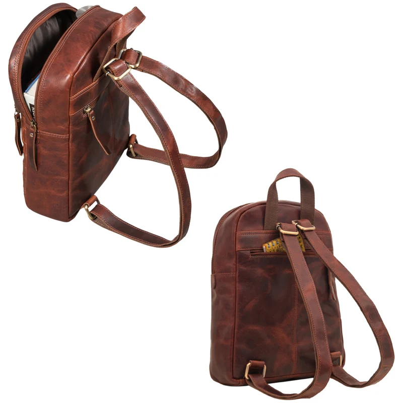 "Ilda" Lederrucksack Damen klein