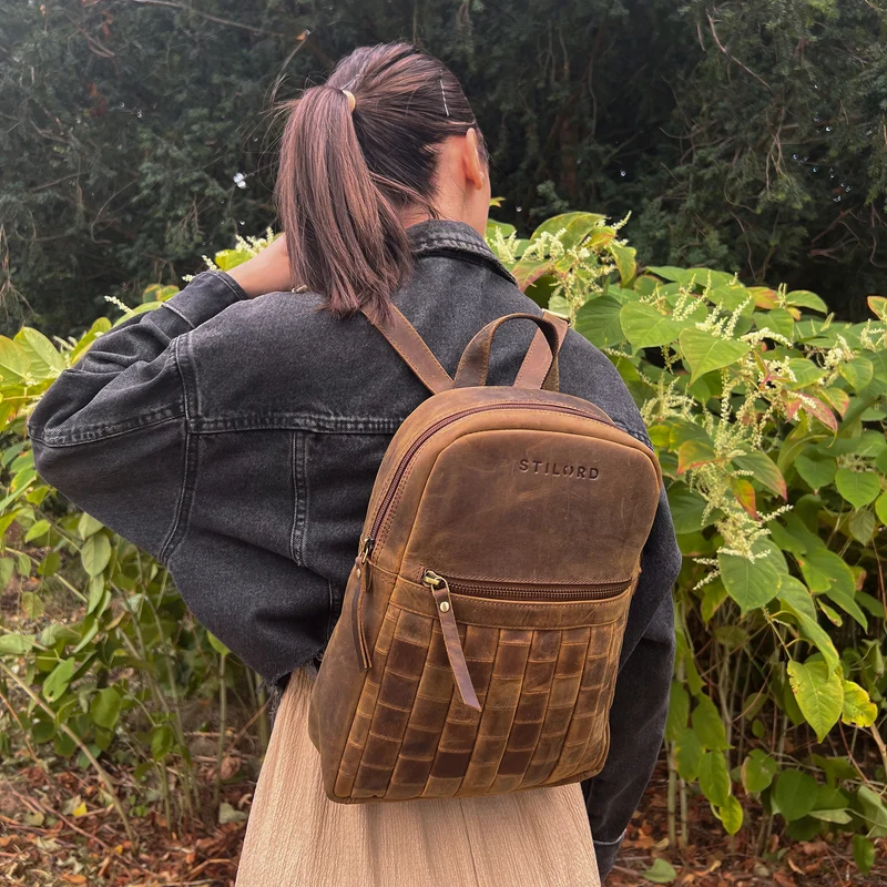 "Ilda" Lederrucksack Damen klein