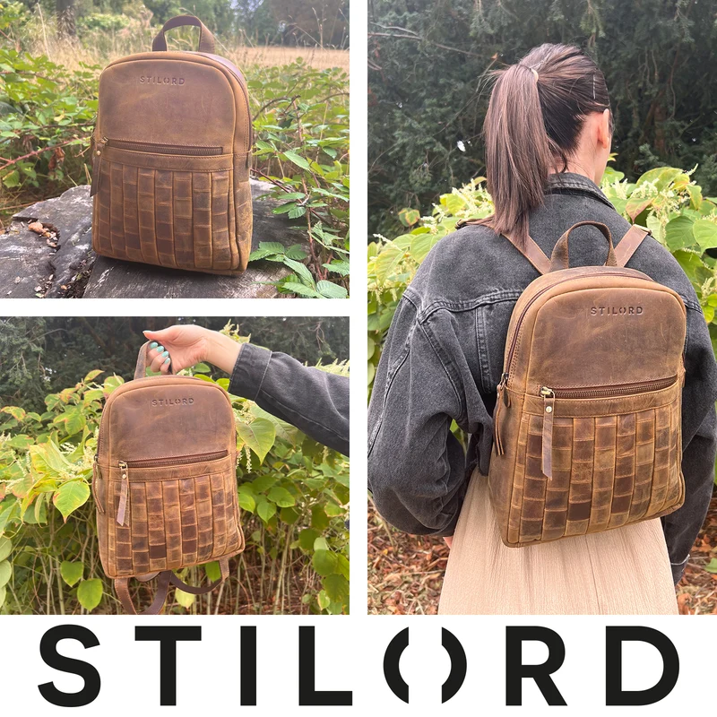 "Ilda" Lederrucksack Damen klein