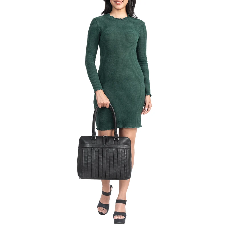 "Jocelyn" Leder Handtasche Damen mittelgroß für 10 - 11 Zoll Tablets
