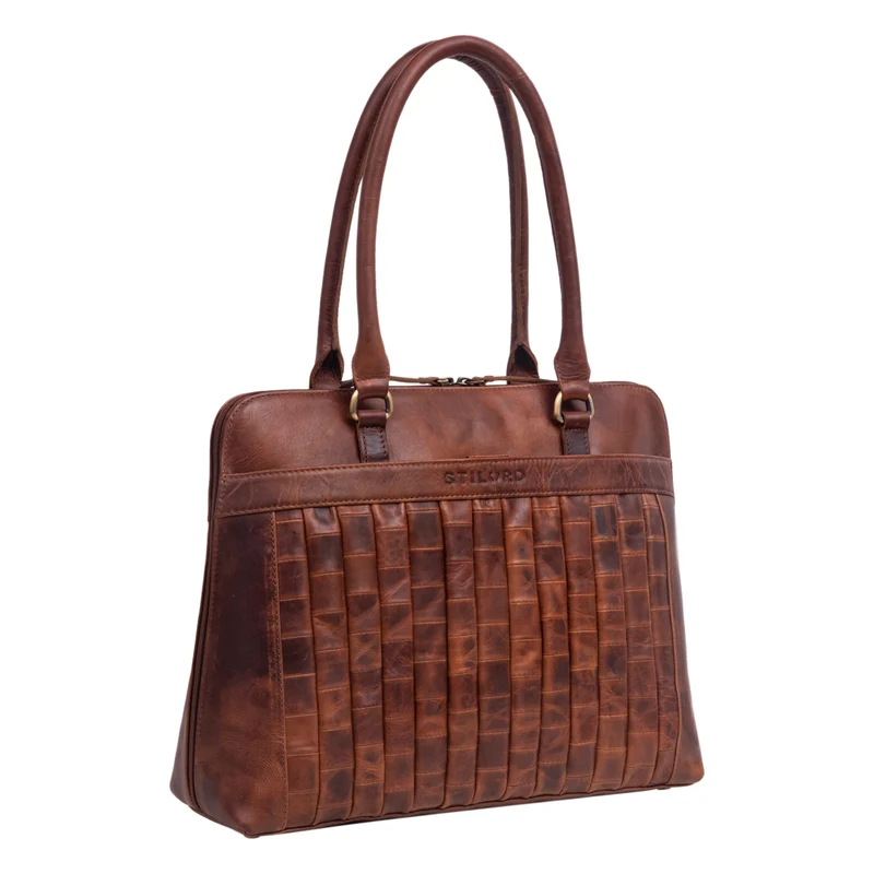 "Jocelyn" Leder Handtasche Damen mittelgroß für 10 - 11 Zoll Tablets