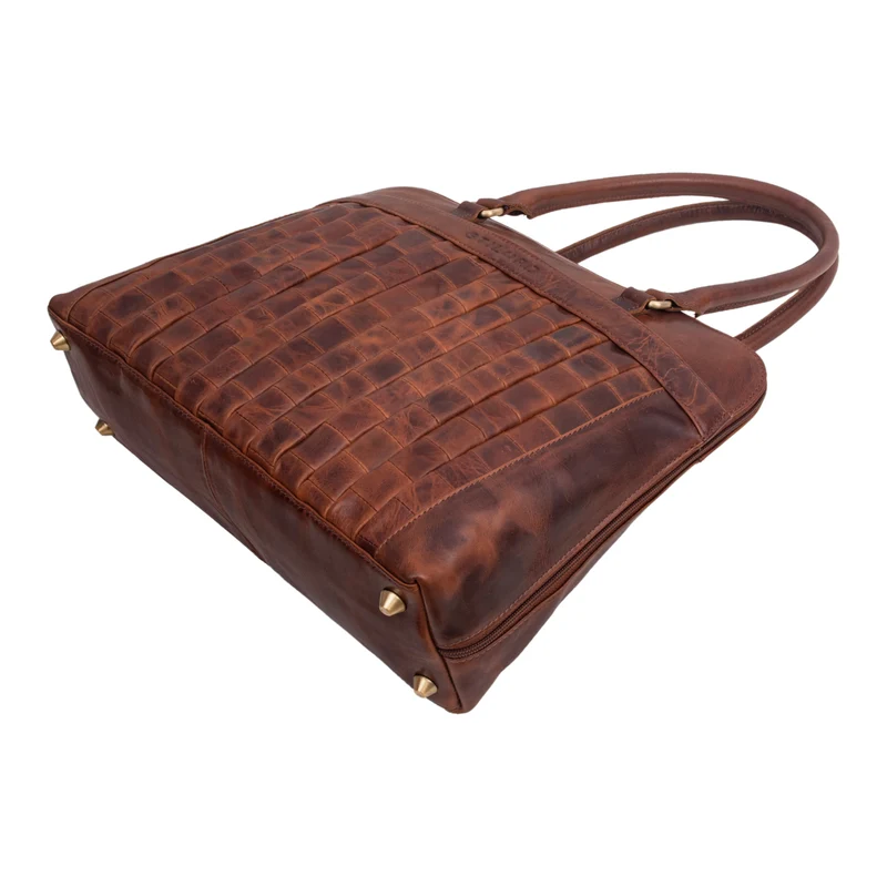 "Jocelyn" Leder Handtasche Damen mittelgroß für 10 - 11 Zoll Tablets