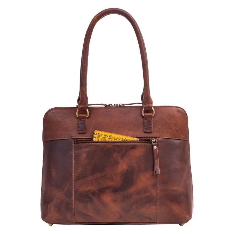 "Jocelyn" Leder Handtasche Damen mittelgroß für 10 - 11 Zoll Tablets