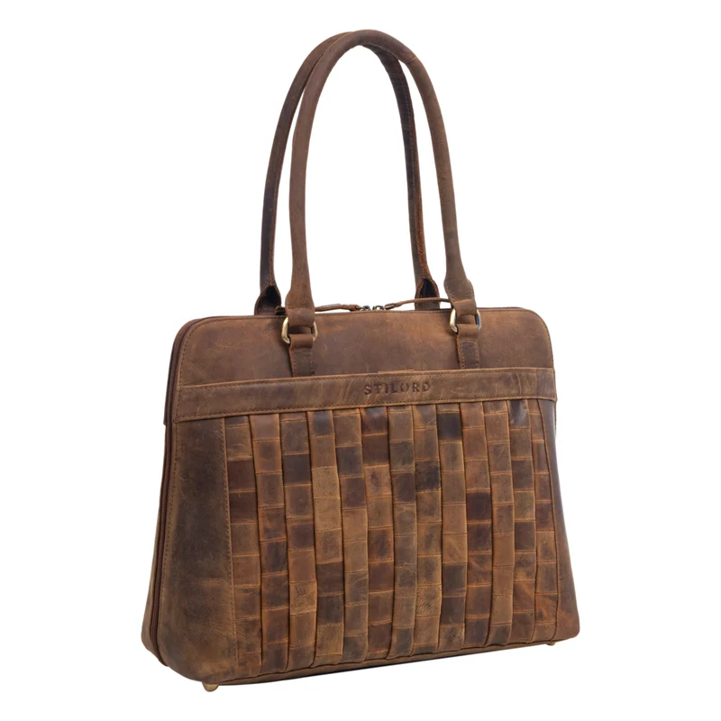 "Jocelyn" Leder Handtasche Damen mittelgroß für 10 - 11 Zoll Tablets
