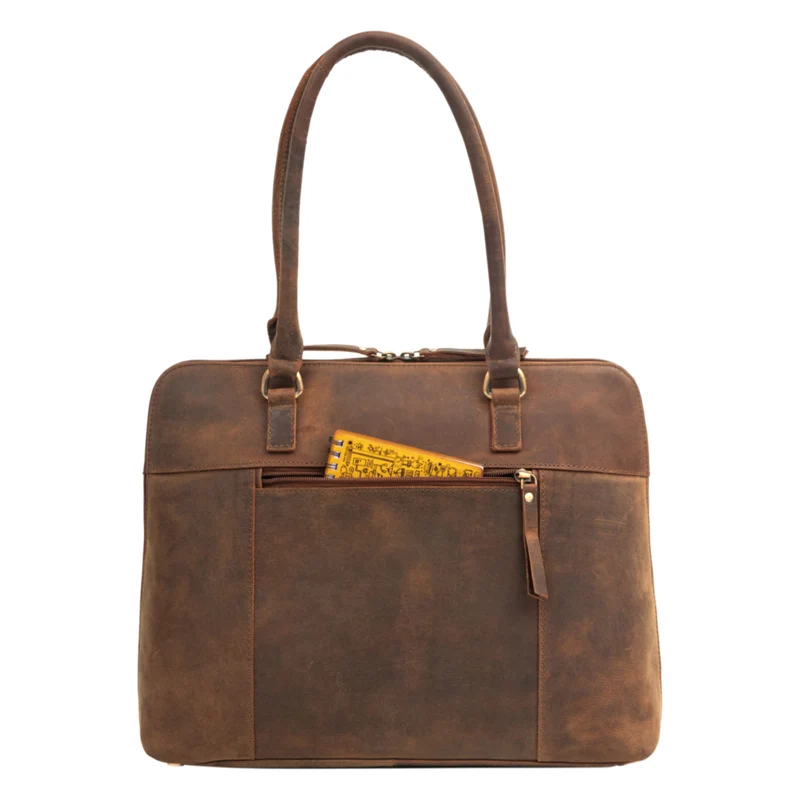"Jocelyn" Leder Handtasche Damen mittelgroß für 10 - 11 Zoll Tablets