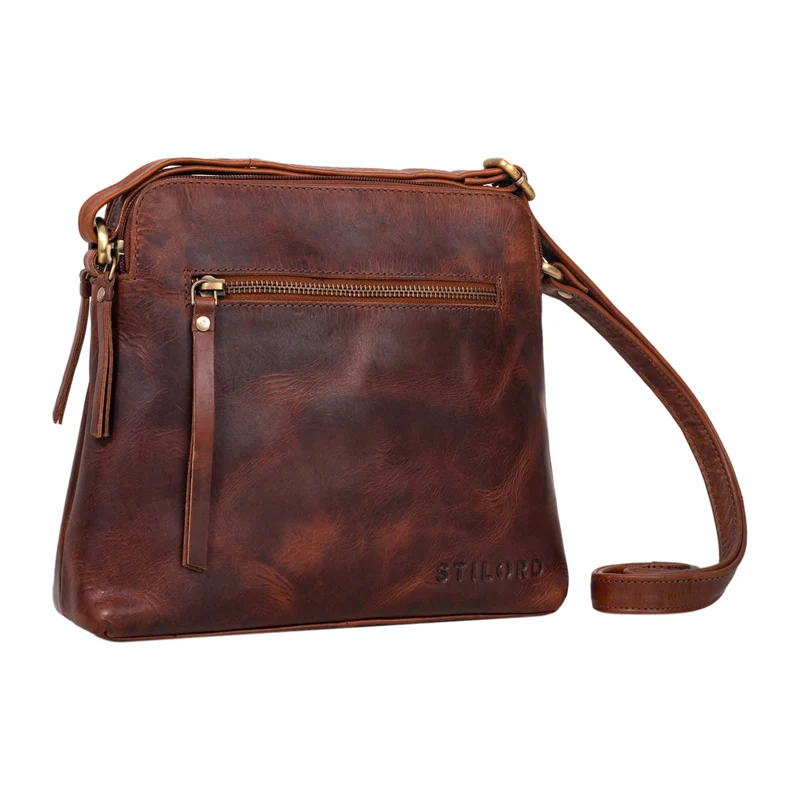 "Hope" Ledertasche Damen Umhängetasche Mittelgroß