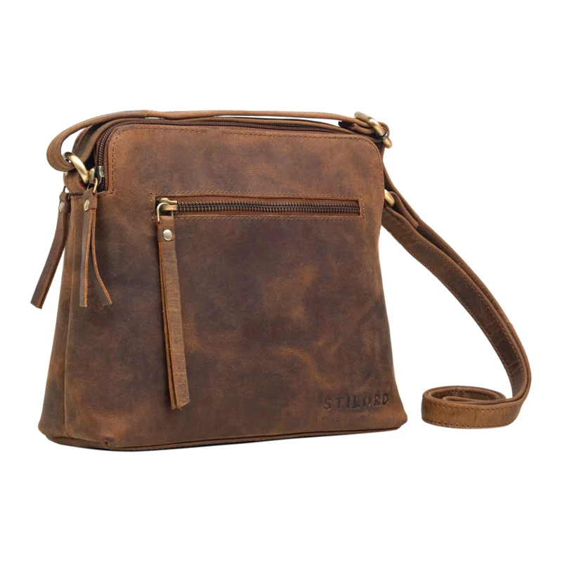 "Hope" Ledertasche Damen Umhängetasche Mittelgroß