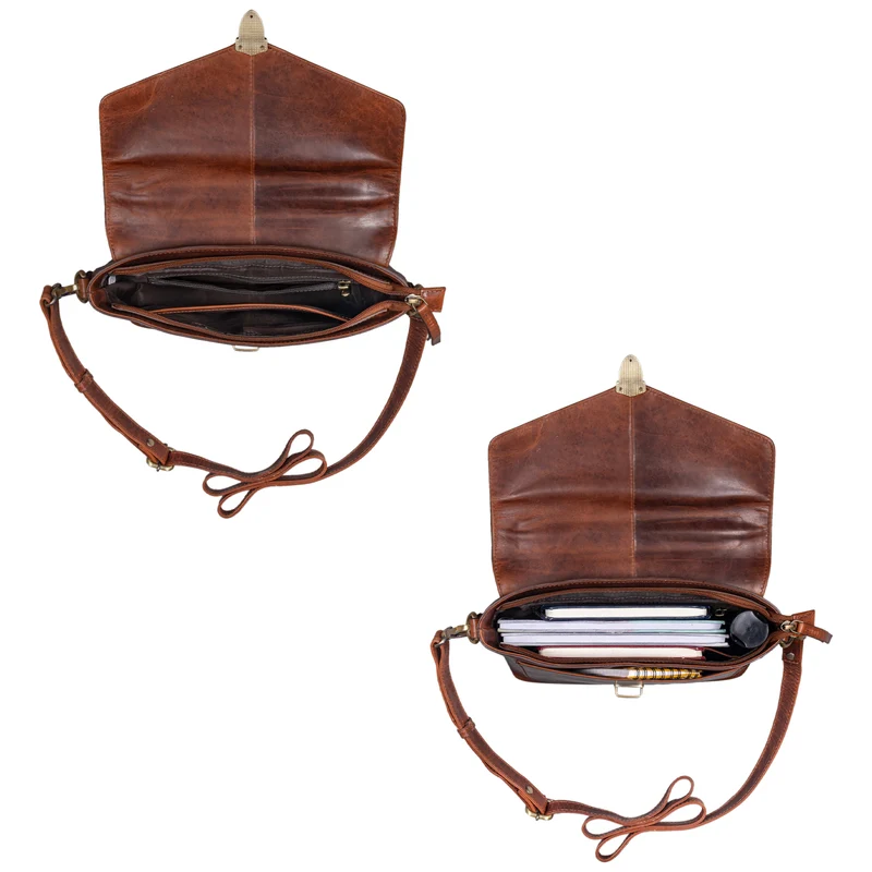 "Fallon" Vintage Handtasche Leder