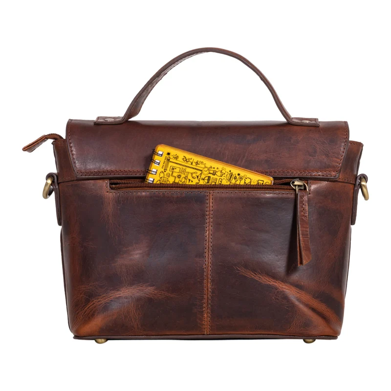 "Fallon" Vintage Handtasche Leder