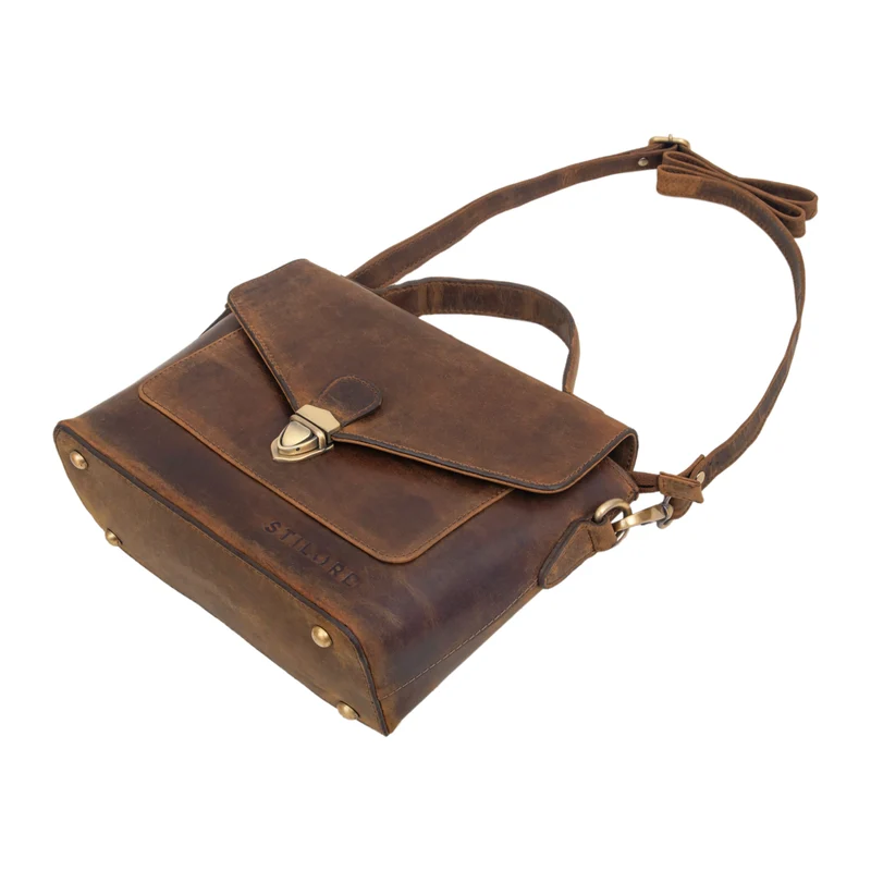 "Fallon" Vintage Handtasche Leder