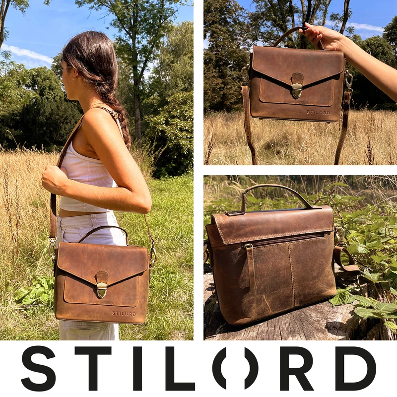 "Fallon" Vintage Handtasche Leder