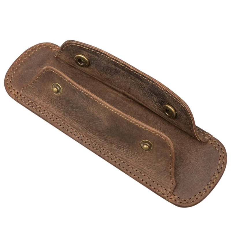 Schulterpolster Leder mit Druckknöpfen