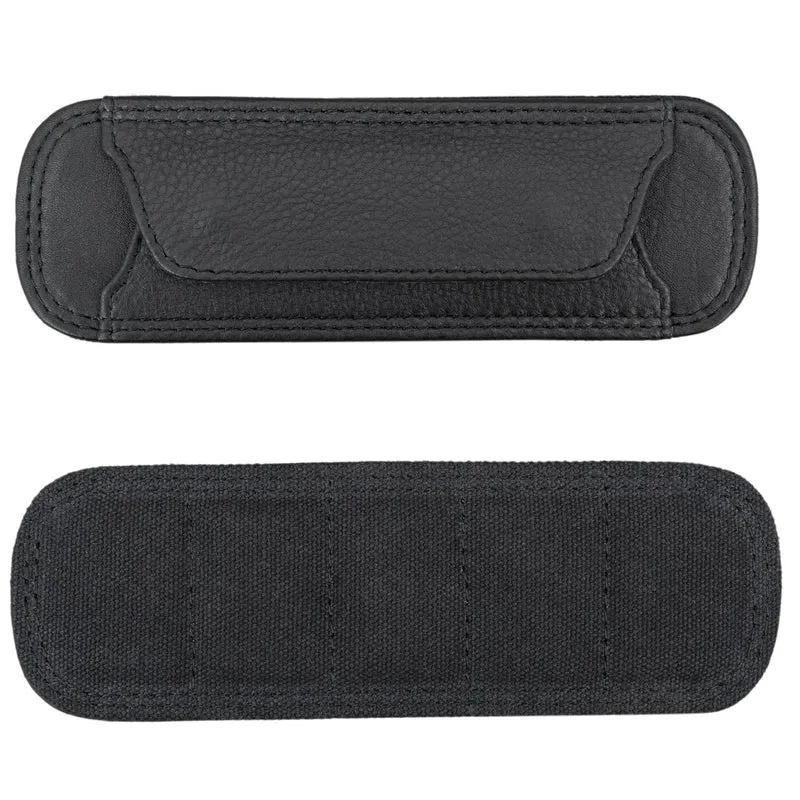 Schulterpolster Leder mit Druckknöpfen