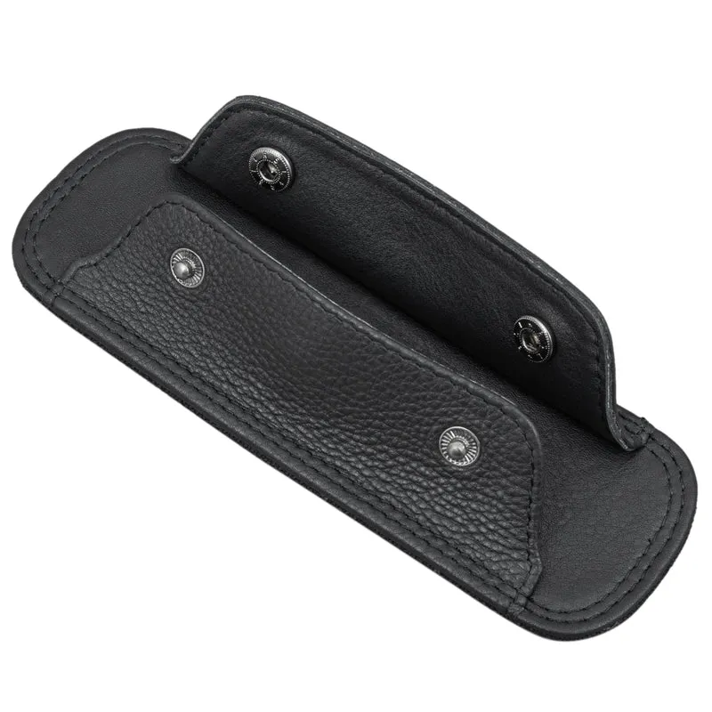 Schulterpolster Leder mit Druckknöpfen