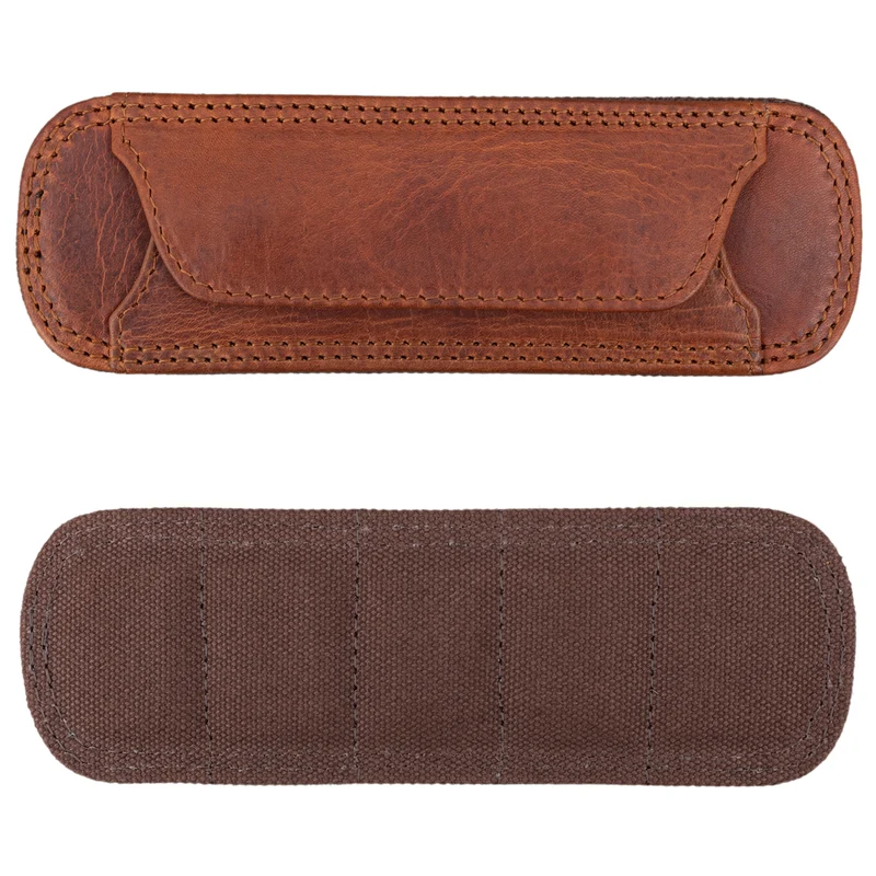 Schulterpolster Leder mit Druckknöpfen
