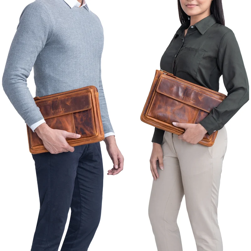 "Dalton" Arbeitsmappe A4 Leder