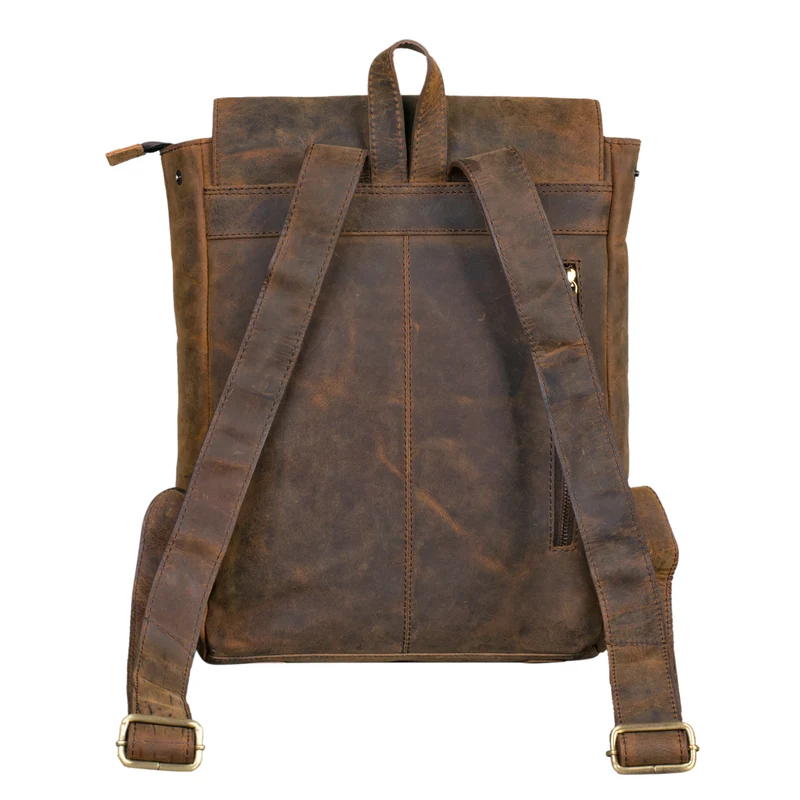 B-WARE "Simon" Daypack Rucksack Leder Vintage