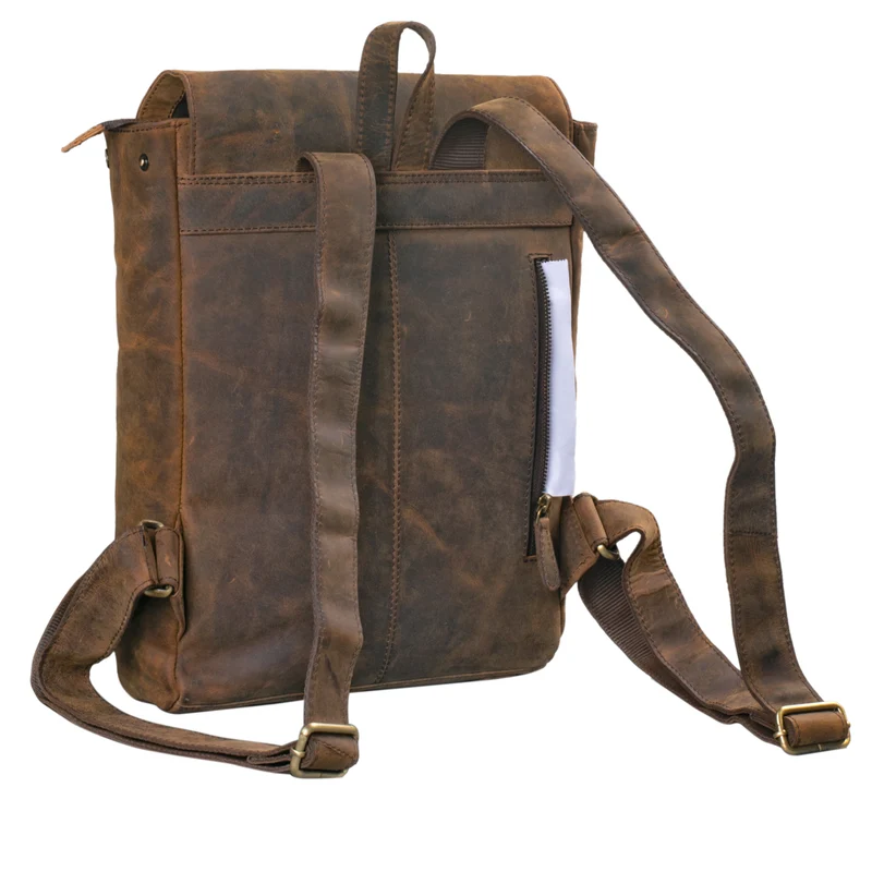 B-WARE "Simon" Daypack Rucksack Leder Vintage