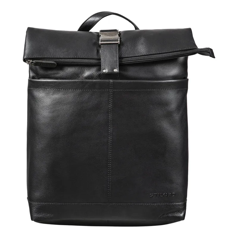 STILORD "Hudson" Rolltop Rucksack Leder