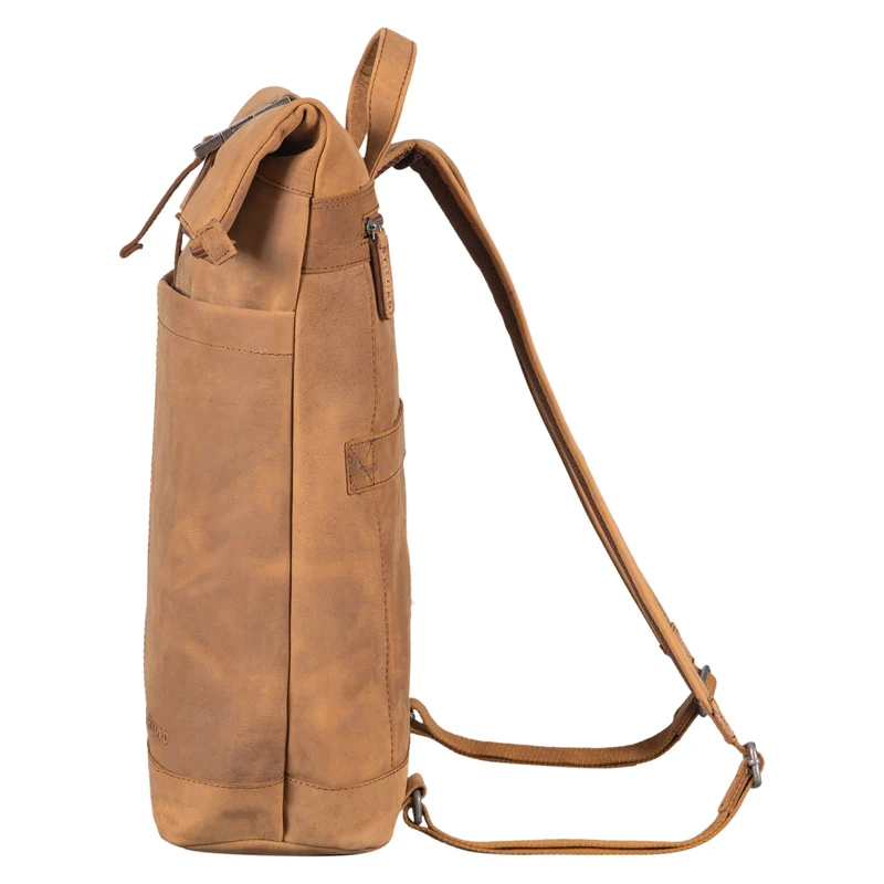 STILORD "Hudson" Rolltop Rucksack Leder