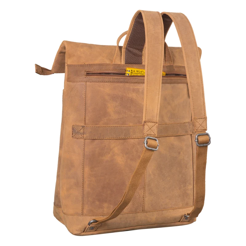 STILORD "Hudson" Rolltop Rucksack Leder