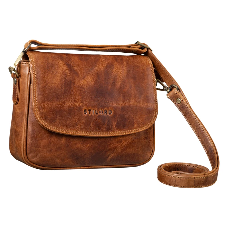 "Aisha" Vintage Handtasche Damen Leder