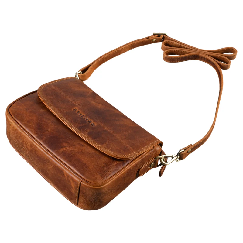 "Aisha" Vintage Handtasche Damen Leder
