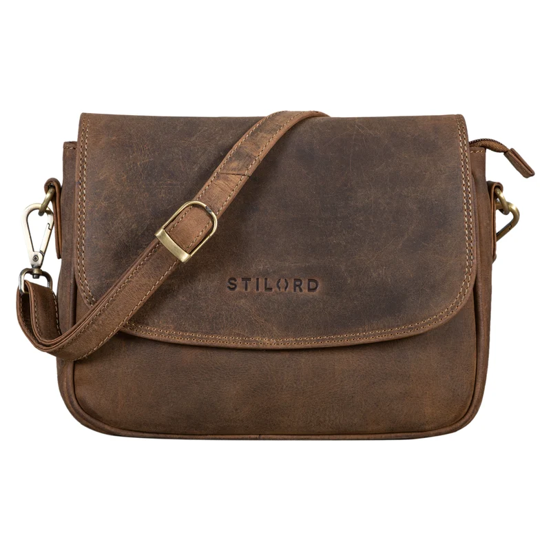 "Aisha" Vintage Handtasche Damen Leder