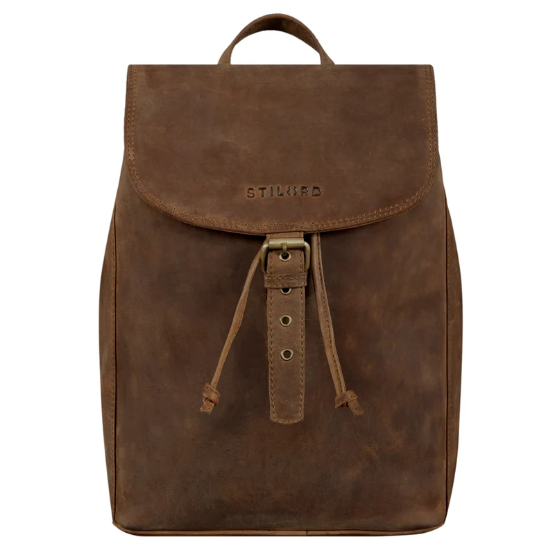 B-WARE "Valerie" Business Rucksack Damen Leder