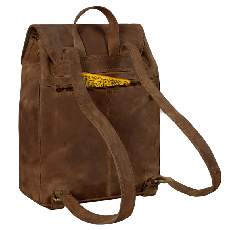 B-WARE "Valerie" Business Rucksack Damen Leder