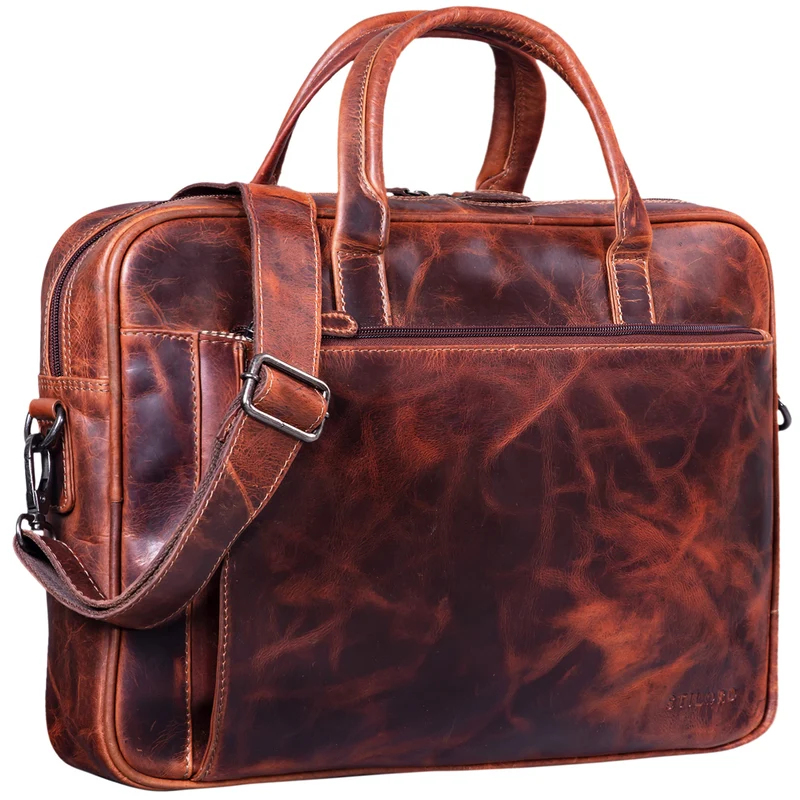 B-WARE Vintage Businesstasche Leder
