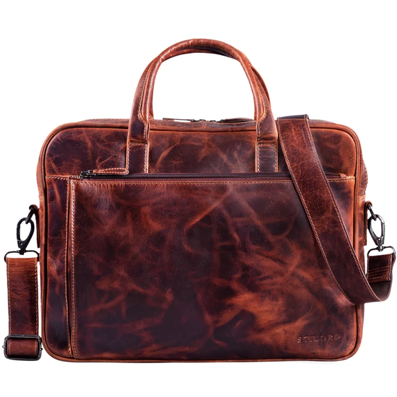 B-WARE Vintage Businesstasche Leder