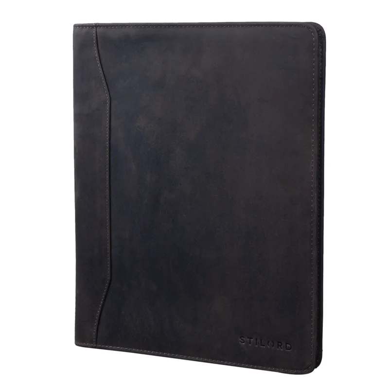 B-WARE "Scott" Vintage Dokumentenmappe Echtes Leder
