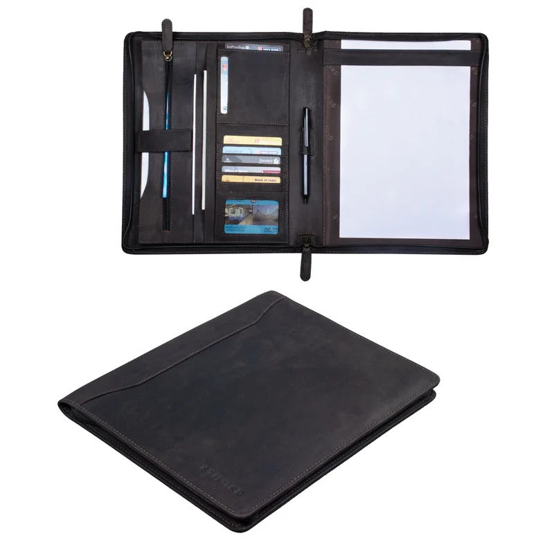 B-WARE "Scott" Vintage Dokumentenmappe Echtes Leder