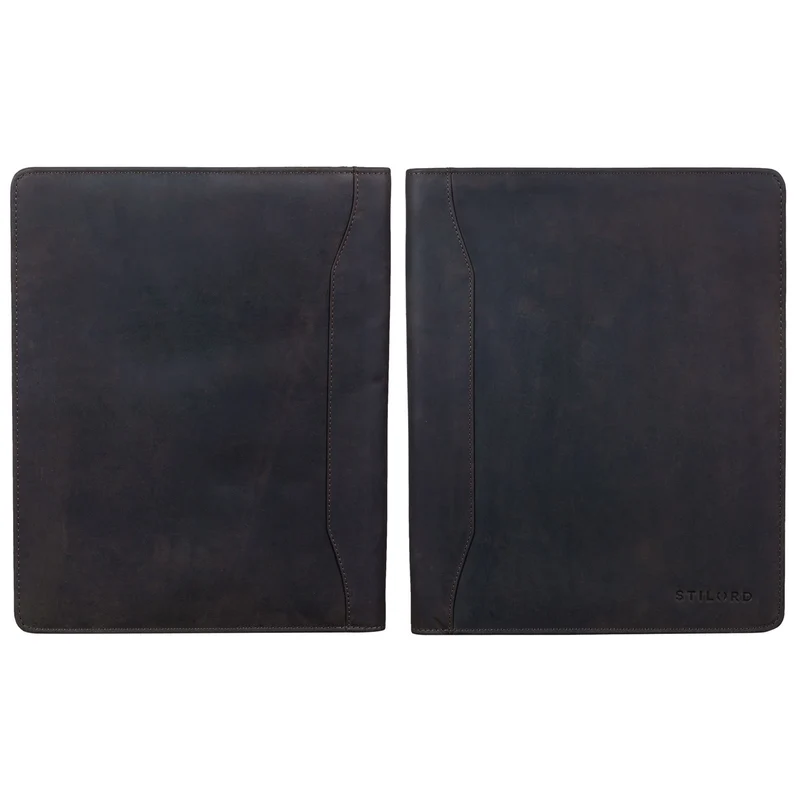 B-WARE "Scott" Vintage Dokumentenmappe Echtes Leder