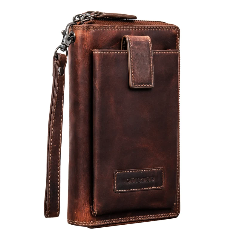 "Kieran" Reisebrieftasche Leder