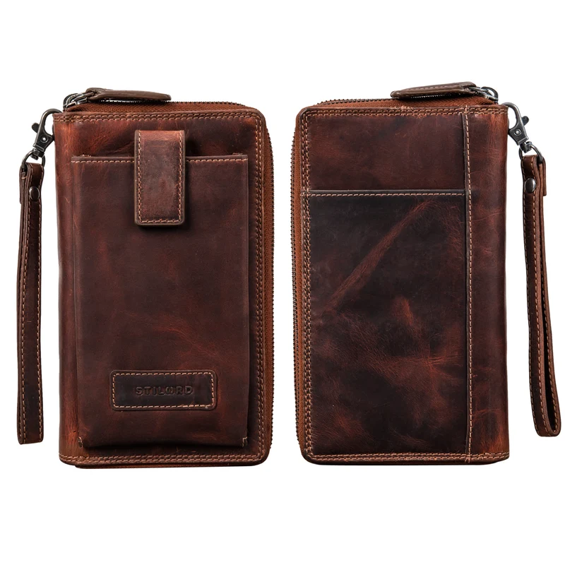 "Kieran" Reisebrieftasche Leder